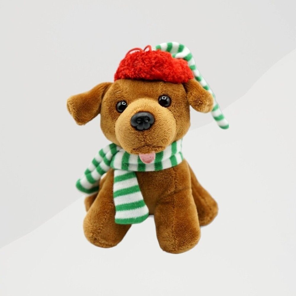 Vtg‎ Commonwealth Ho Ho Hounds Plush Christmas Ornament 2002 Rare